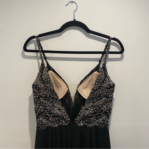 Black Tie Floor Length Gown - Picture 3 of 5